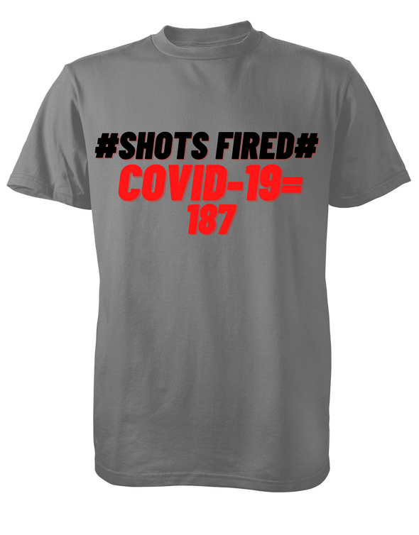 #Shots fired# covid-19 = 187 100% cotton made in USA